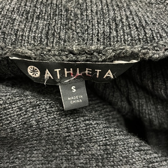 Athleta Style #352993 Sentinel Sweater Moto Wrap Jacket Small - Picture 11 of 13
